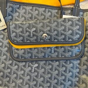 Goyard Gray and Yellow Women's Bag